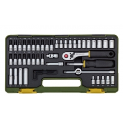 Zestaw mechaniki precyzyjnej z grzechotka 1/4" PROXXON [50 części]