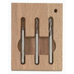 Frez wolframowe Proxxon 1, 2, 3 mm, trzpień 3 mm