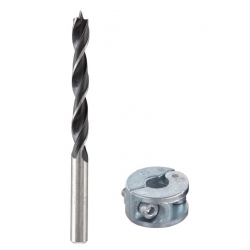 Wiertło do połączeń kołkowych 10 mm + ogranicznik Wolfcraft
