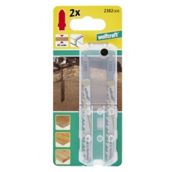 2 brzeszczoty Wolfcraft - uchwyt T, laminat, MDF