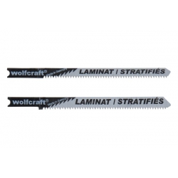 3 brzeszczoty Wolfcraft - uchwyt U, do laminatu, paneli