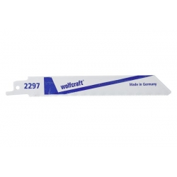 2 brzeszczoty szablaste Wolfcraft - 1 - 3 mm dokładne, równe cięcia, blachy, metale nieżelazne, Inox