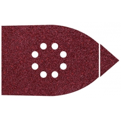 Papier szlifierski 107x142 mm Wolfcraft - gr. 120, perforowany, na rzep [6 szt.]