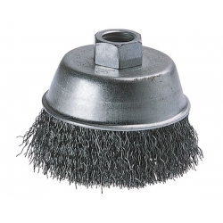Szczotka doczołowa 60 mm Wolfcraft - drut falisty, M14