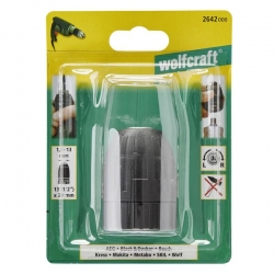 Uchwyt wiertarski szybkomocujący 1,5 - 13 mm Wolfcraft - 13 (1/2”) - 20 - Economy line