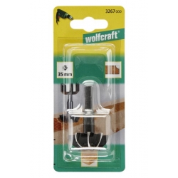 Frez promieniowy pół wypukły 35 mm Wolfcraft - WS, trzpień 8 mm