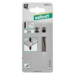 2 brzeszczoty Wolfcraft - uchwyt U, 53 mm, do metalu