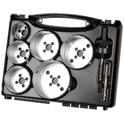 Zestaw otwornic BiM 40 - 86 mm Wolfcraft - do inastalacji elektrycznych
