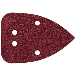 Papier szlifierski 96x136 mm Wolfcraft - gr. 120, perforowany, na rzep [10 szt.]