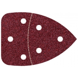 Papier szlifierski 98x139 mm Wolfcraft - gr. 120 perforowany, na rzep [6 szt.]