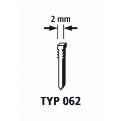 Gwoździe TYP 62/14 Wolfcraft - twarda stal [1000 szt.]