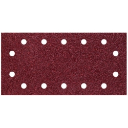 Papier szlifierski 115x230 mm Wolfcraft - gr. 80, na rzep [5 szt.]