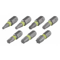 Zestaw bitów Wolfcraft - Torx 10-15-20-25-27-30-40 / 25 mm