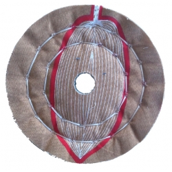 Tarcza tkaninowa bawełniana 150x50mm