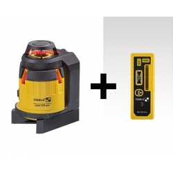 Laser wieloliniowy Stabila LAX 400 + REC 220 Line, zestaw 6-częściowy