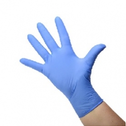 Rękawice nitrylowe bezpudrowe